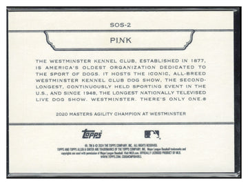 24 Allen & Ginter #SOS-2 Pink Stars Of The Show The Westminster Kennel Club