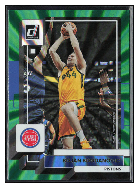 2022-23 Donruss #136 Bojan Bogdanovic Holo Laser Green