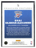 2022-23 Donruss #18 Shai Gilgeous-Alexander Franchise Features