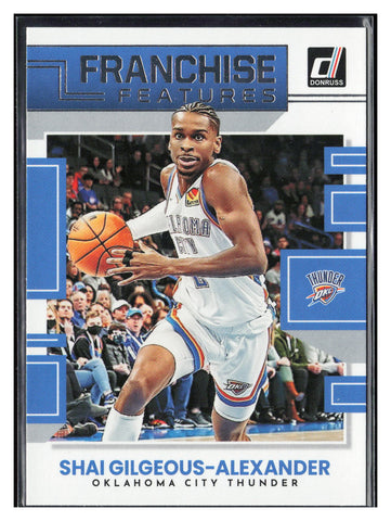 2022-23 Donruss #18 Shai Gilgeous-Alexander Franchise Features