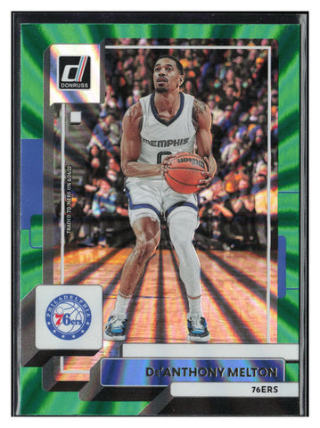 2022-23 Donruss #22 De'Anthony Melton Holo Laser Green