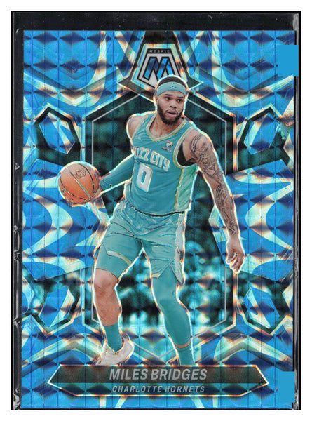 2023-24 Panini Mosaic #108 Miles Bridges Reactive Blue