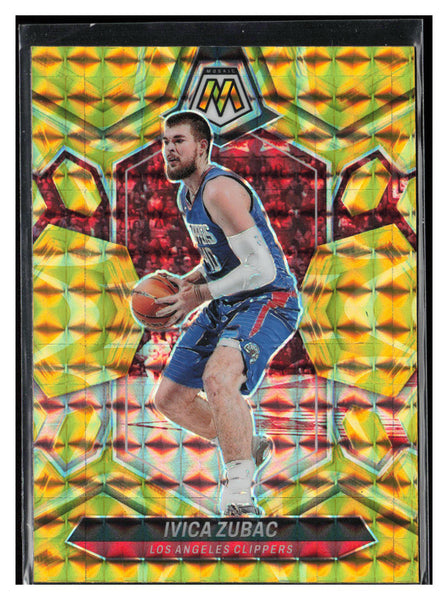 2023-24 Panini Mosaic #200 Ivica Zubac Reactive Yellow