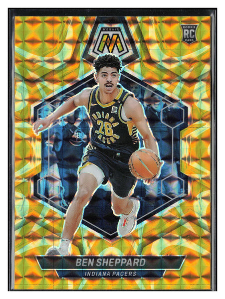 2023-24 Panini Mosaic #244 Ben Sheppard Reactive Yellow