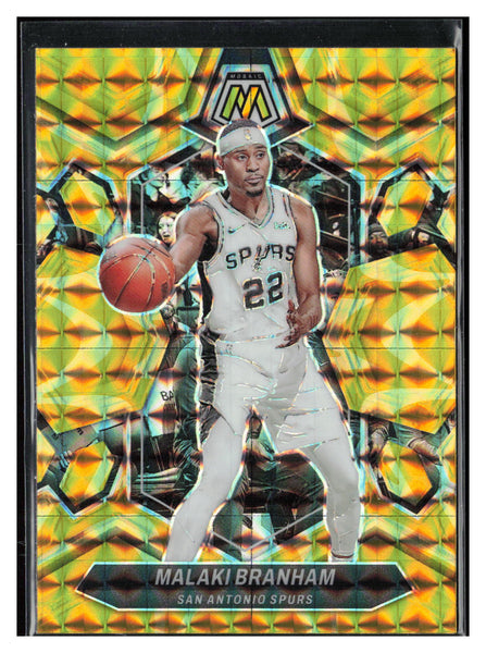 2023-24 Panini Mosaic #102 Malaki Branham Reactive Yellow