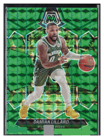 2023-24 Panini Mosaic #109 Damian Lillard Green