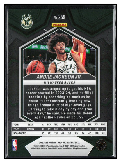 2023-24 Panini Mosaic #259 Andre Jackson Jr.