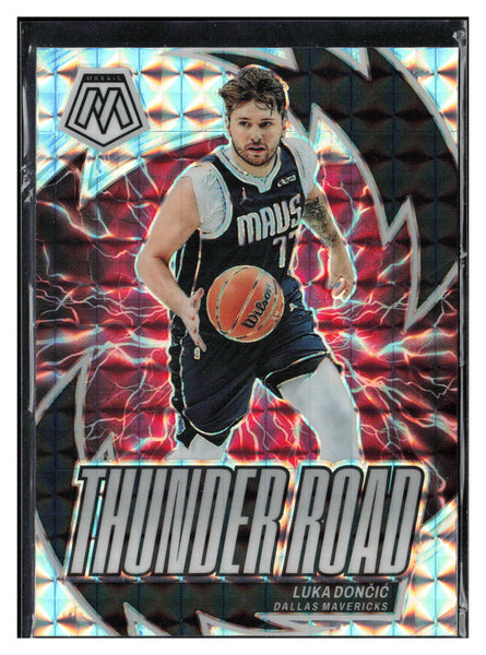 2023-24 Panini Mosaic #20 Luka Doncic Thunder Road Mosaic