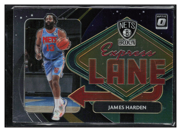 2020-21 Donruss Optic #25 James Harden Express Lane