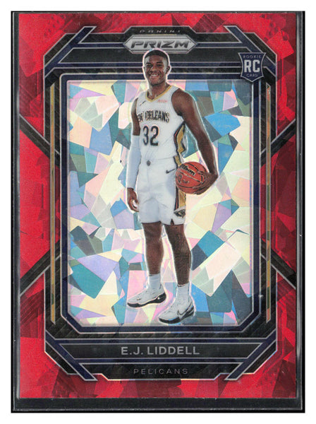 2022-23 Panini Prizm #251 E.J. Liddell Prizms Red Ice