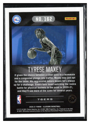 2020-21 Panini Illusions #162 Tyrese Maxey