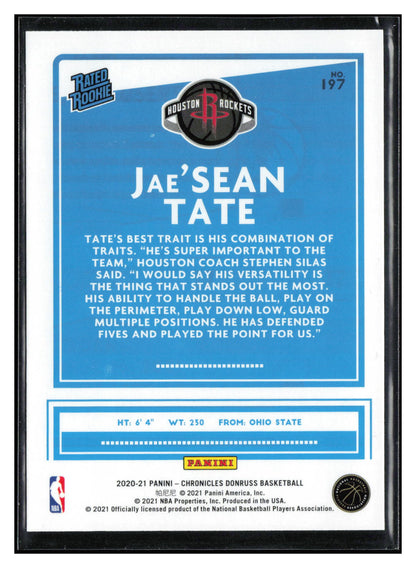 2020-21 Panini Chronicles #197 Jae'Sean Tate