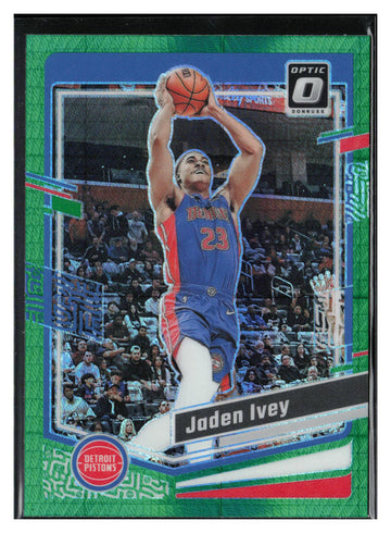 2023-24 Donruss Optic #165 Jaden Ivey Hyper Green