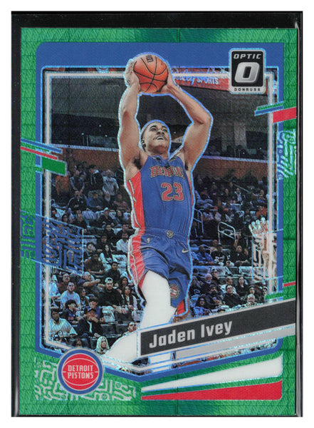 2023-24 Donruss Optic #165 Jaden Ivey Hyper Green