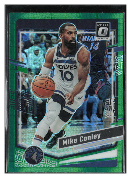 2023-24 Donruss Optic #77 Mike Conley Hyper Green