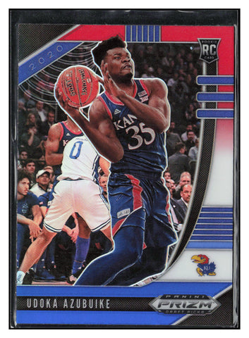 2020 Panini Prizm Draft Picks Collegiate #71 Udoka Azubuike Red White and Blue