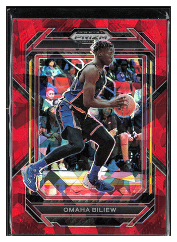 2023 Panini Prizm Draft Picks #23 Omaha Biliew Red Ice