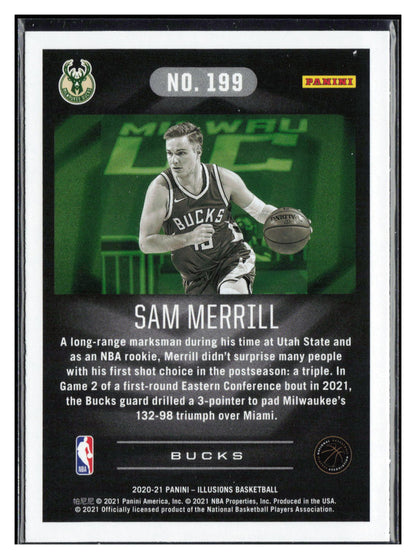 2020-21 Panini Illusions #199 Sam Merrill