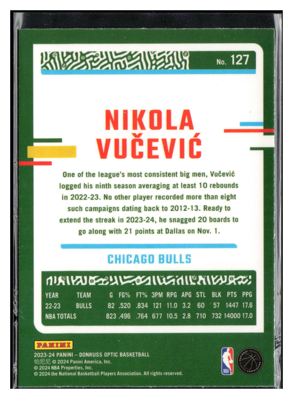 2023-24 Donruss Optic #127 Nikola Vucevic