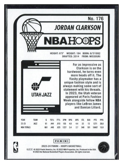 2023-24 Hoops #176 Jordan Clarkson