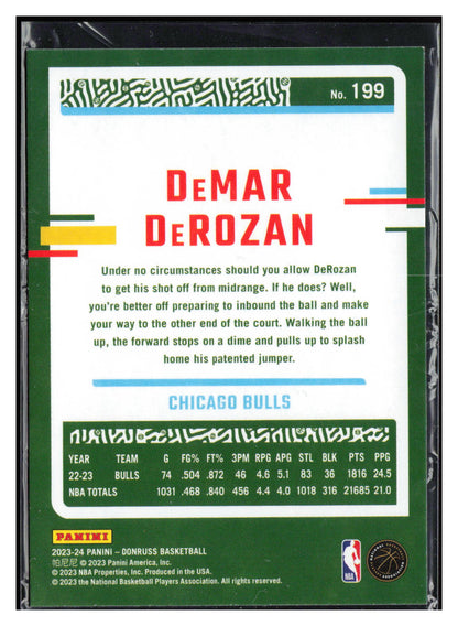 2023-24 Donruss #199 DeMar DeRozan