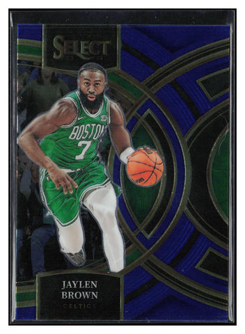 2023-24 Panini Select #179 Jaylen Brown Blue (Retail Base)