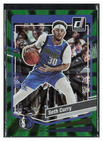 2023-24 Donruss #23 Seth Curry Green Laser Holo