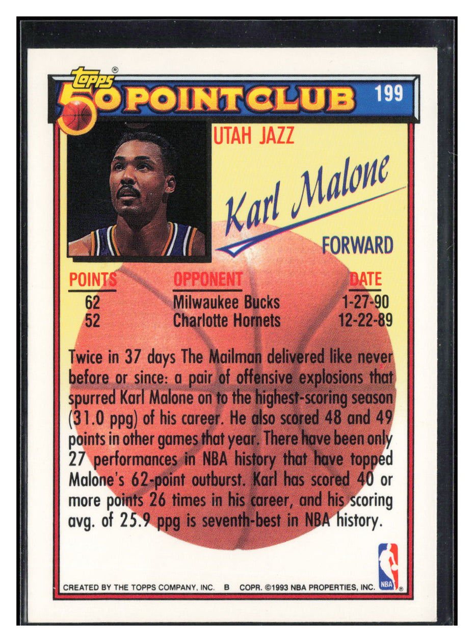 1992-93 Topps #199 Karl Malone