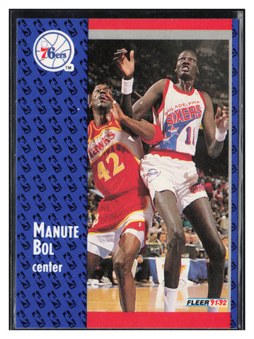 1991-92 Fleer #335 Manute Bol