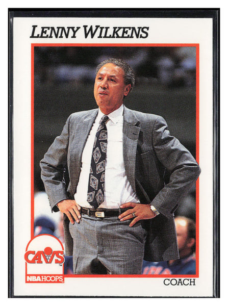 1991-92 Hoops #225 Lenny Wilkens