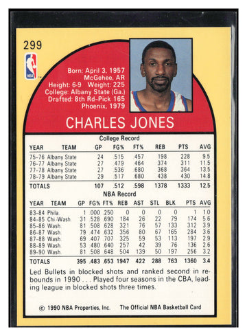 1990-91 Hoops #299 Charles Jones