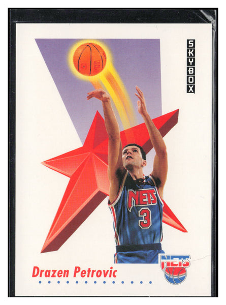 1991-92 SkyBox #186 Drazen Petrovic