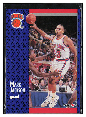 1991-92 Fleer #137 Mark Jackson