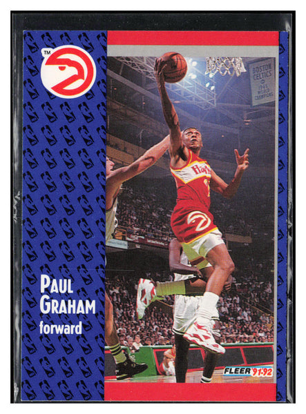 1991-92 Fleer #243 Paul Graham