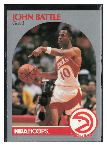 1990-91 Hoops #27 John Battle