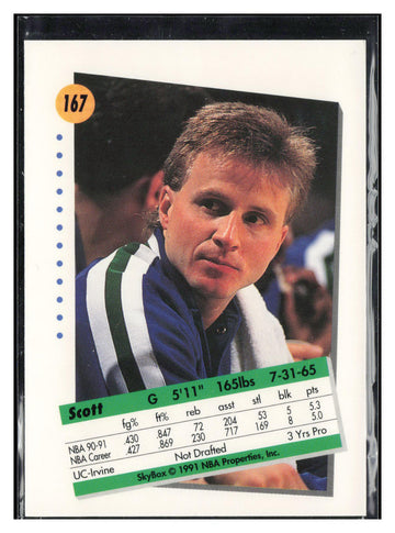 
1991-92 SkyBox #167 Scott Brooks