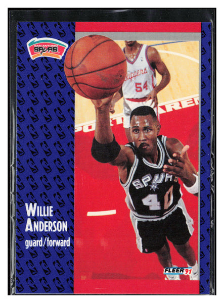 1991-92 Fleer #182 Willie Anderson