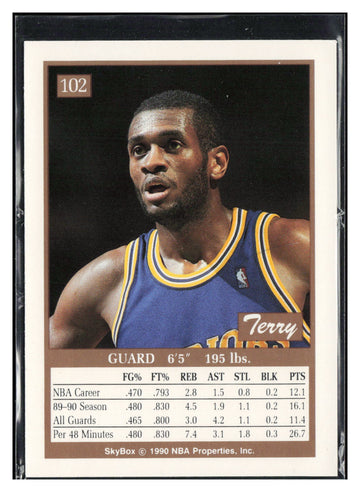 1990-91 SkyBox #102 Terry Teagle