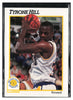 1991-92 Hoops #69 Tyrone Hill