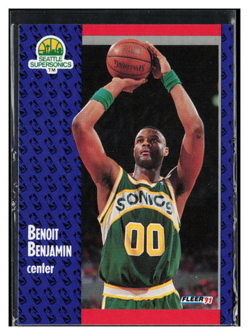 1991-92 Fleer #189 Benoit Benjamin