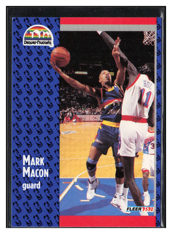 1991-92 Fleer #276 Mark Macon