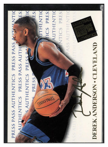 1998 Press Pass Authentics #44 Derek Anderson