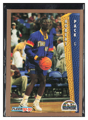 1992-93 Fleer #331 Robert Pack