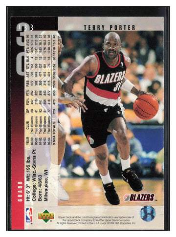 1994-95 Upper Deck #133 Terry Porter