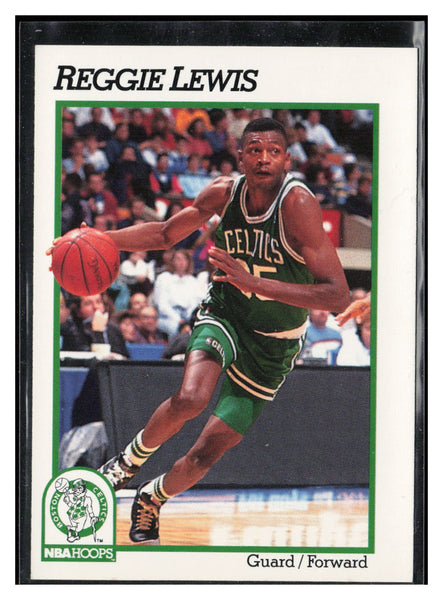 1991-92 Hoops #13 Reggie Lewis