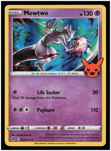 
Trick or Trade BOOster Bundle #056/172 Mewtwo