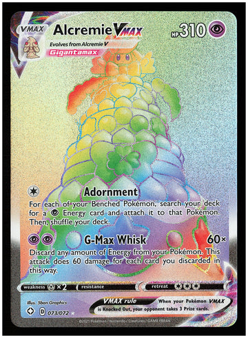 
Shining Fates #073/072 Alcremie VMAX (Secret)