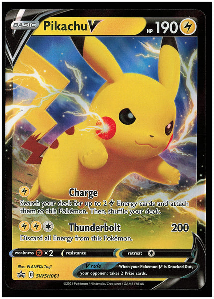 SWSH: Sword & Shield Promo Cards #SWSH061 Pikachu V