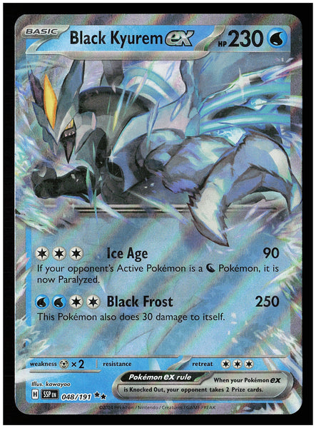 SV08: Surging Sparks #048/191 Black Kyurem ex