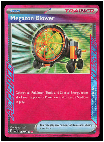 
SV08: Surging Sparks #182/191 Megaton Blower